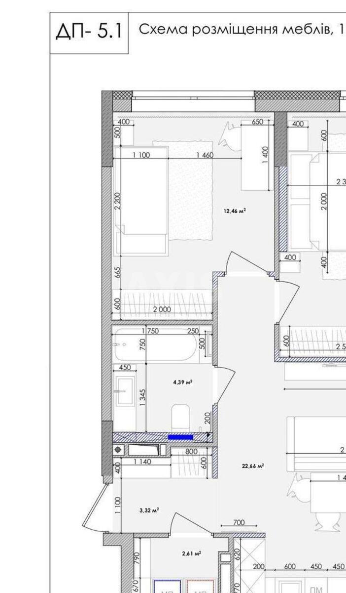 2k apartment vul. Berkovec'ka 62