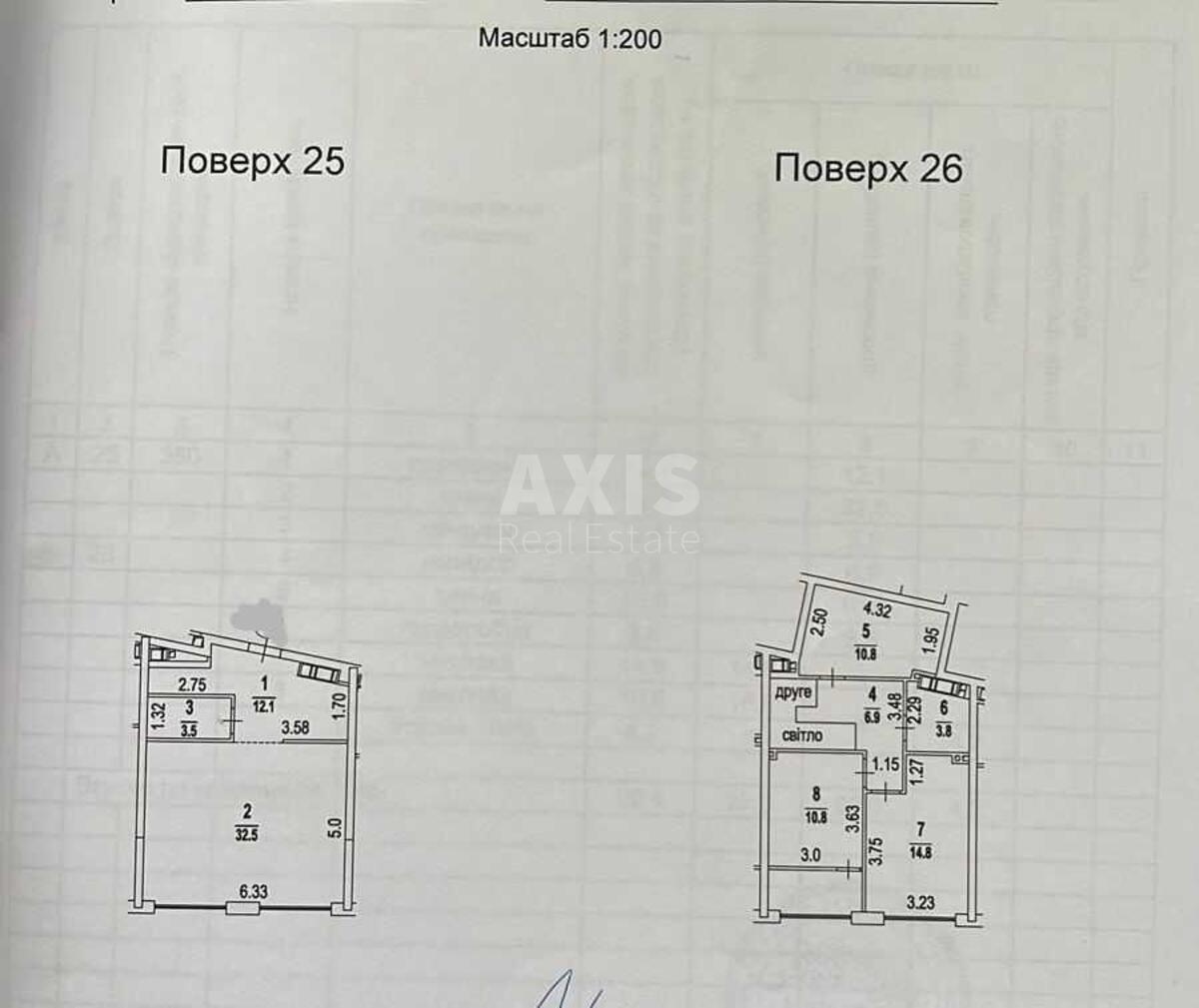 3k apartment nab. Dniprovs'ka 154