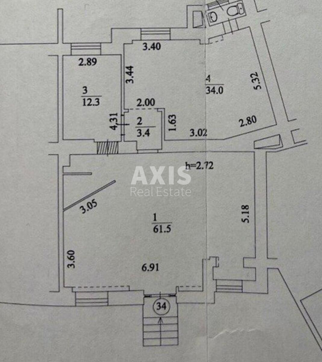 Trade object vul. Ahmatovoi' Anny 7/15, 115m2542001