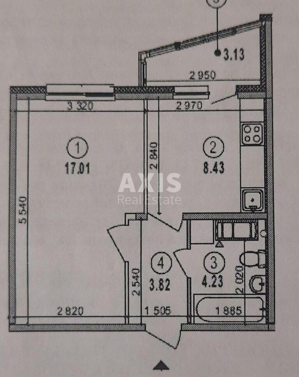 1k apartment vul. Berkovec'ka 6А10
