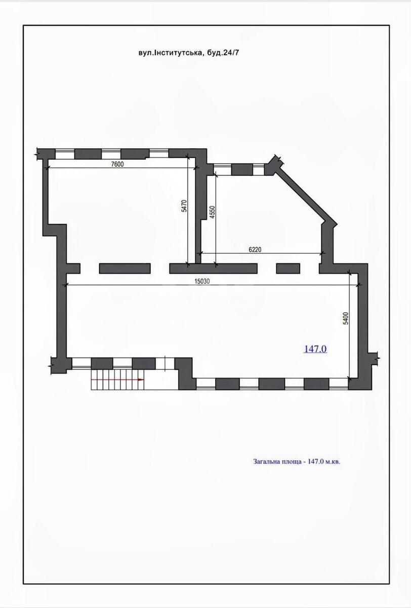 Trade object vul. Instytuts'ka 24/7, 140m23