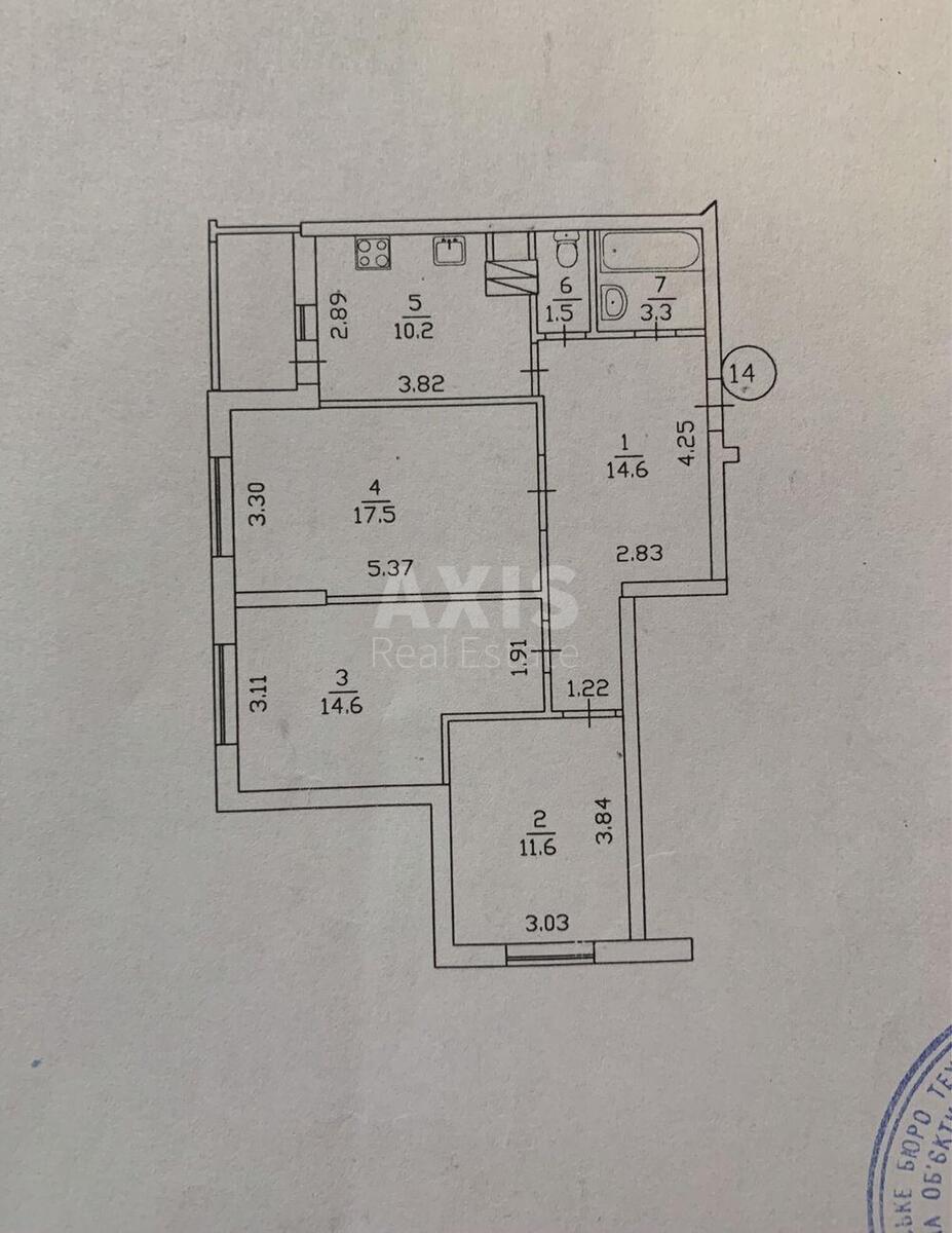 3k apartment vul. Urlivs'ka 23А590385