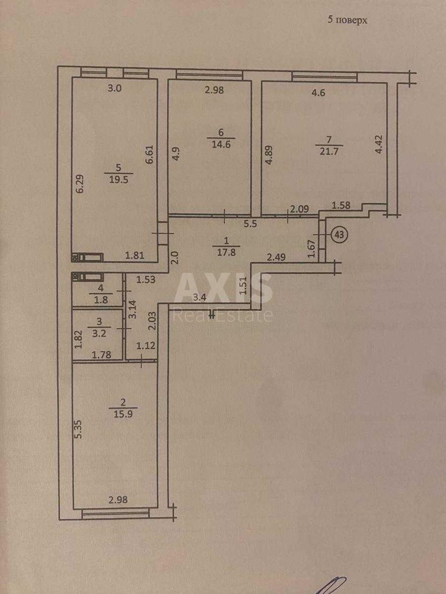3k apartment vul. Malozemel'na 756