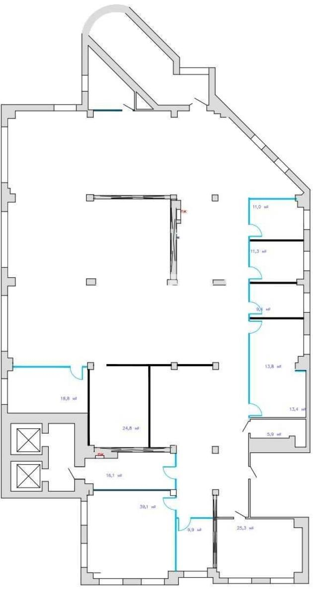 Office vul. Degtjarivs'ka 27Т, 666m2455933