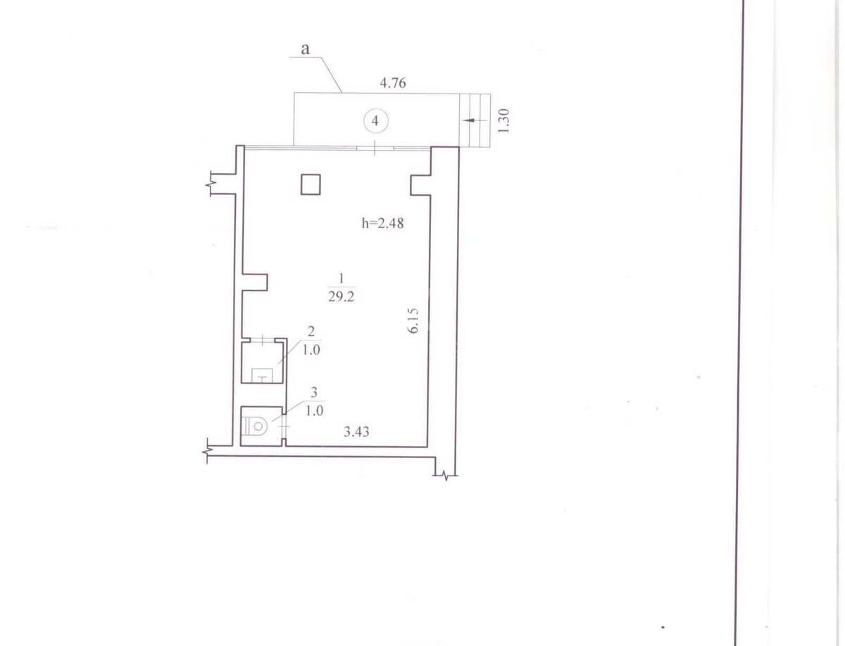 Trade object vul. Lebedjeva-Kumacha 28/32, 32m2607001