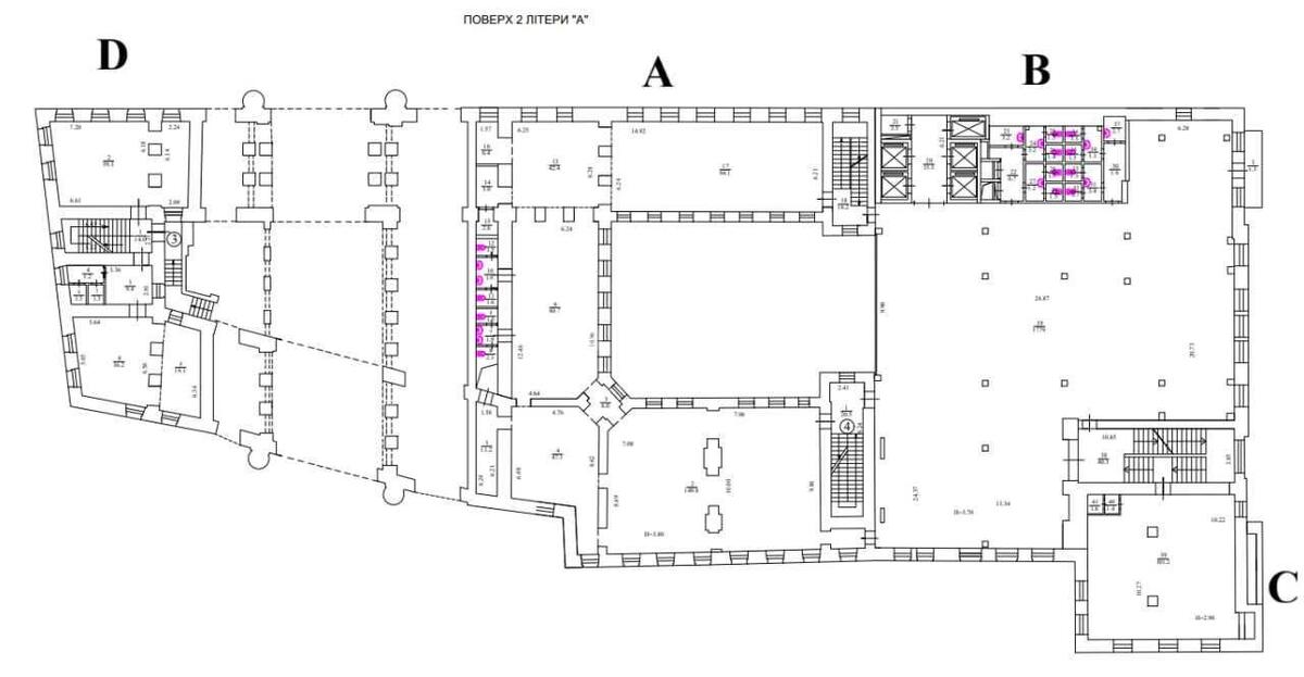 Office rajon Prorizna vul., Shevchenkivs'kyj 8, 1191m2618662