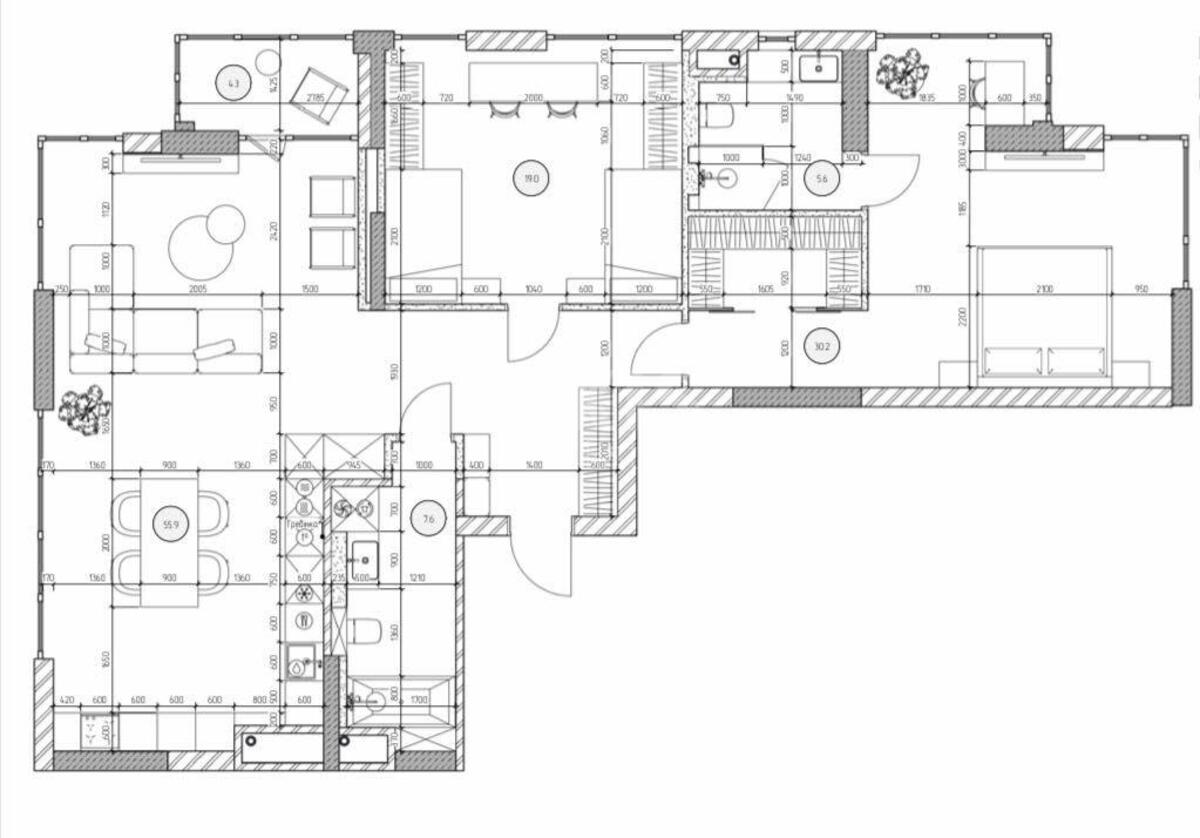 3k apartment vul. Velyka Vasyl'kivs'ka 13911