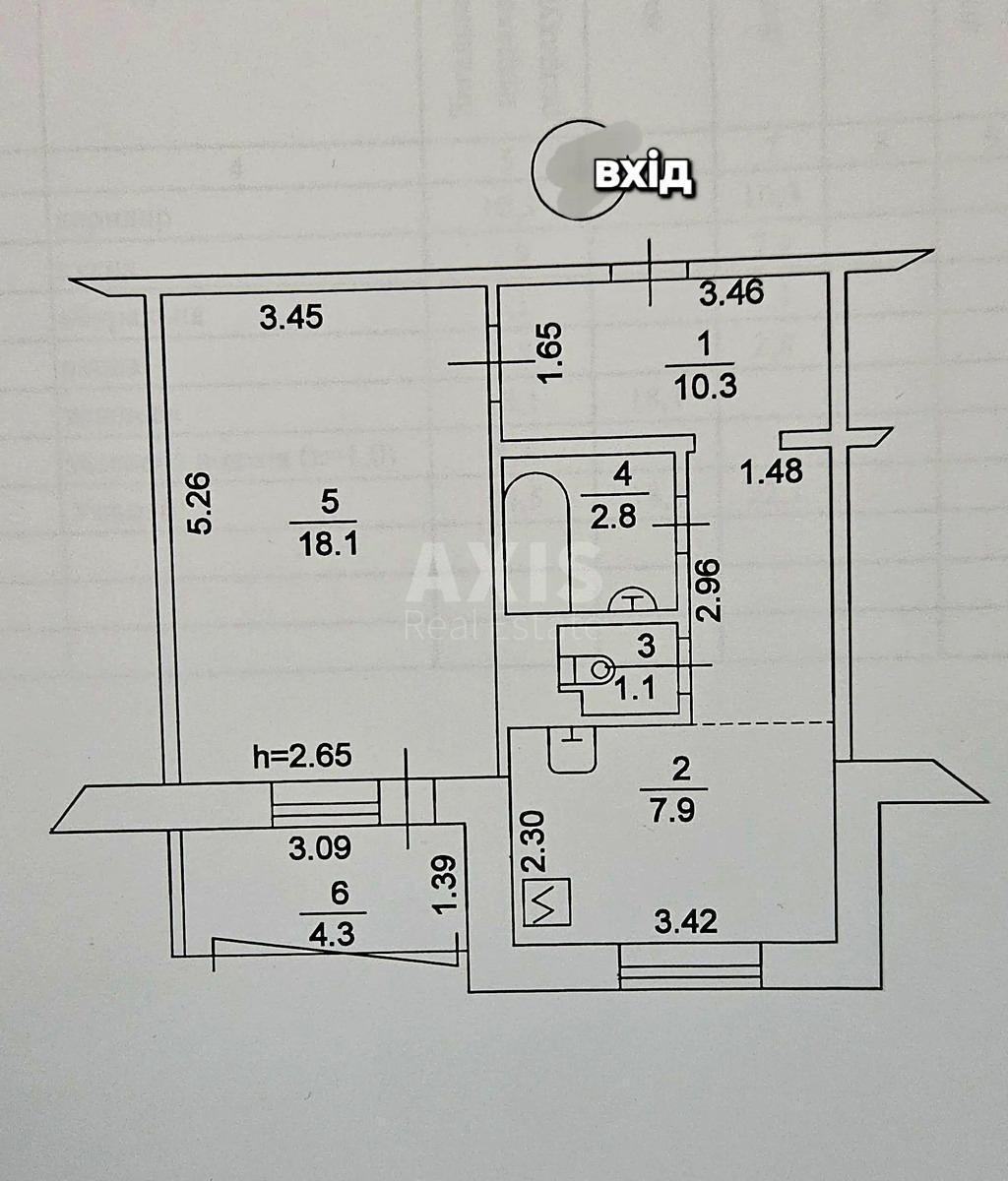 1к квартира ул. Ирпенская 63В639888