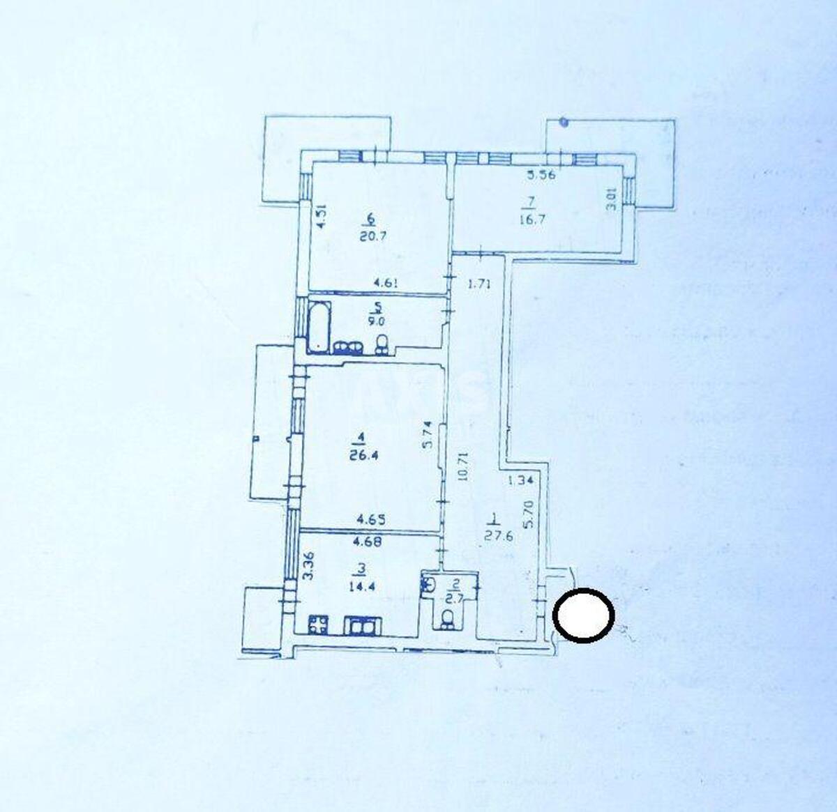 3k apartment vul. Danyla Shherbakivs'kogo 5211