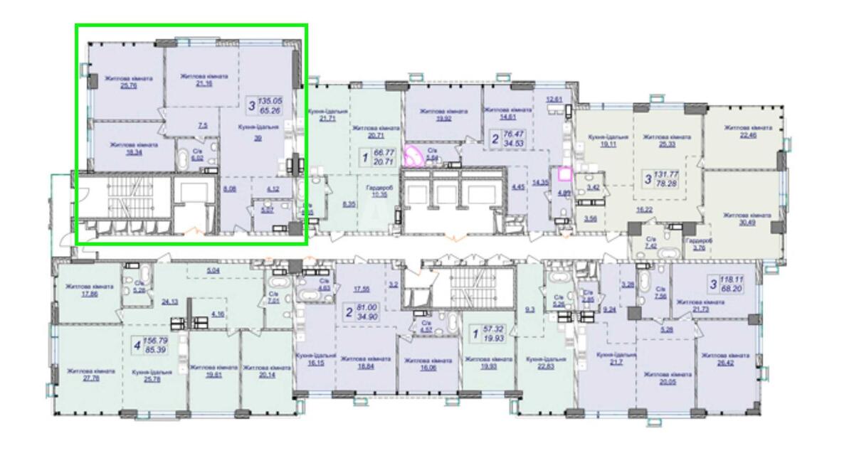 2k apartment vul. Dragomyrova Myhajla 7566343