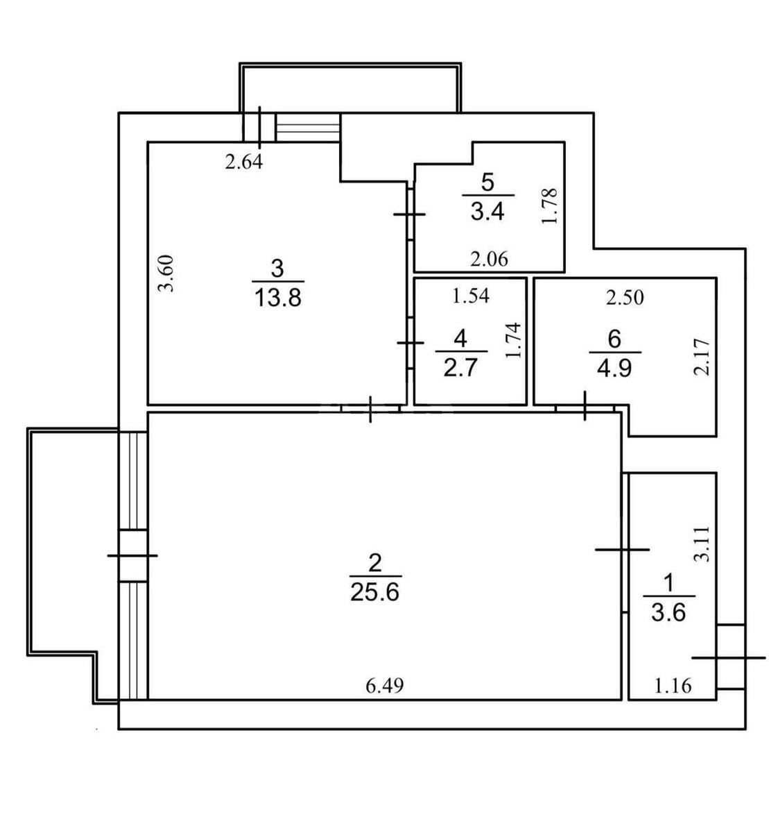 1k apartment vul. Lypkivs'kogo Vasylja Mytropolyta 37В5774213