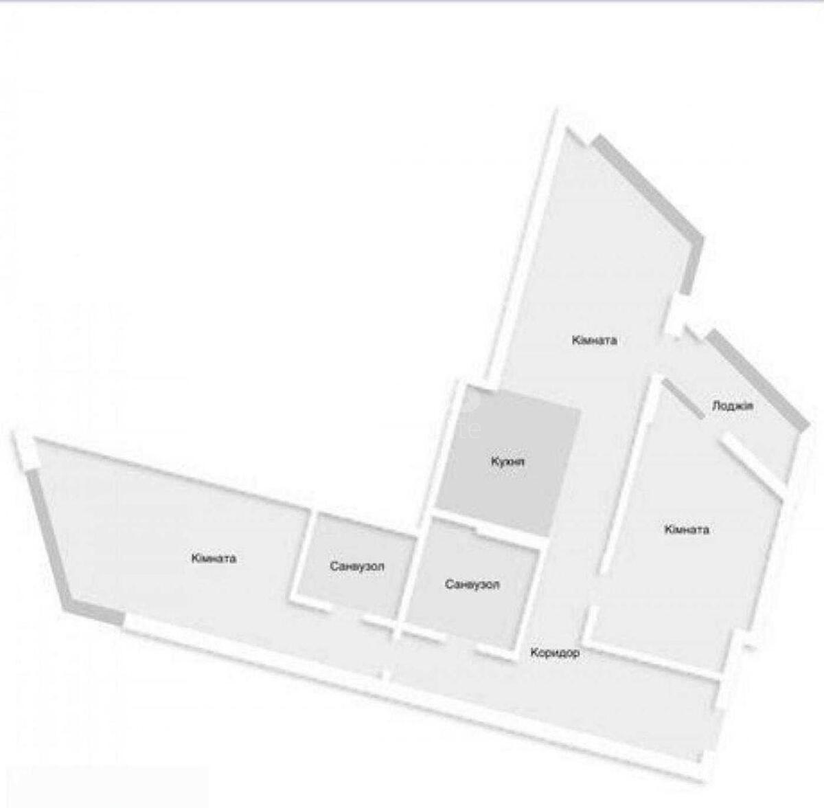 3k apartment vul. Zarichna 8629037