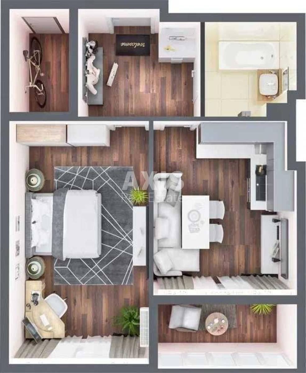 1k apartment pr-t Glushkova Akademika 9Б11