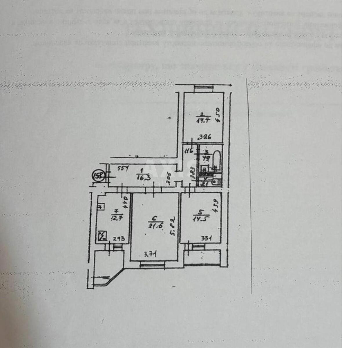 3k apartment vul. Dragomanova 44А6093712