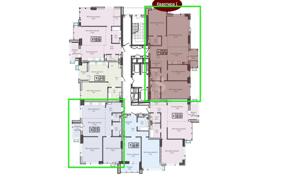 2k apartment vul. Dragomyrova Myhajla 7566345