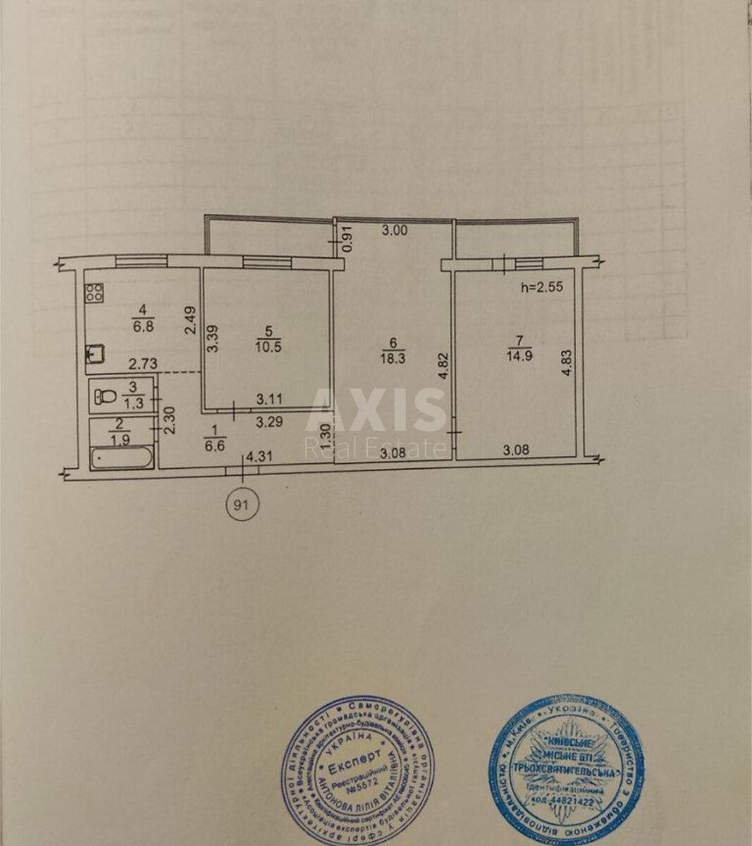 3k apartment vul. Novgorods'ka 3/56237015