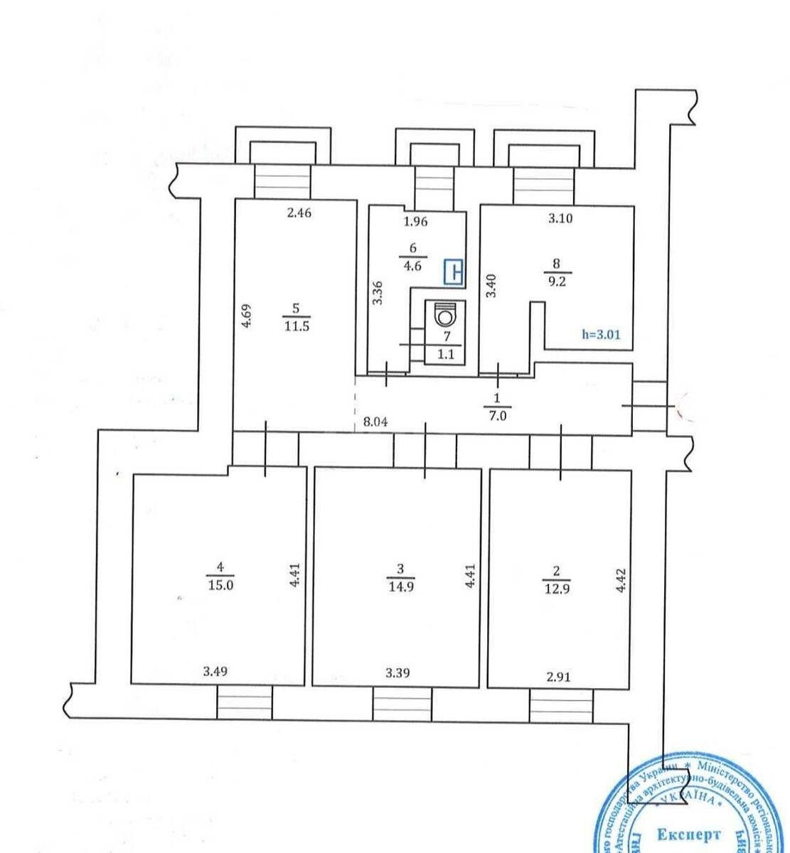 Объект торговли ул. Дарвина 7, 76м212