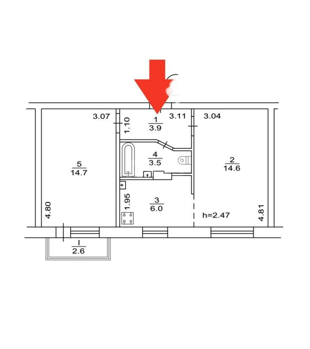 2k apartment vul. Degtjarivs'ka 155937114