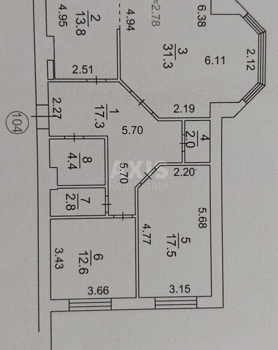 Офис ул. Борщаговская 206, 100м24