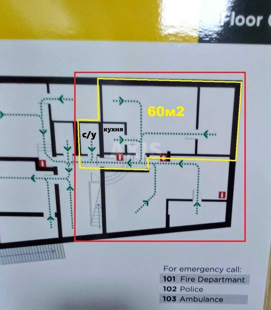 Office vul. Kryvoriz'ka 11, 60m2619325