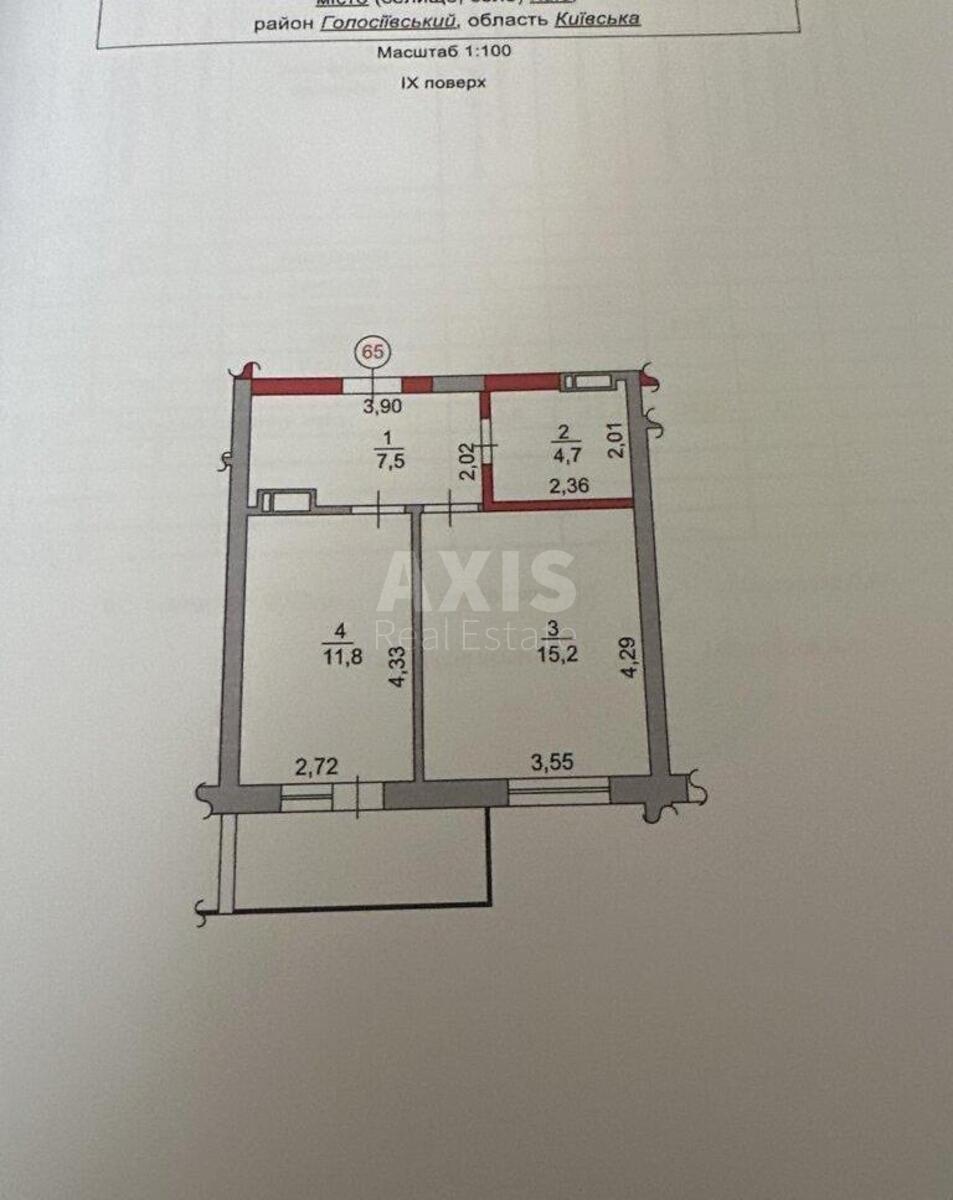 1k apartment vul. Zabolotnogo Akademika 148В, корп. 110