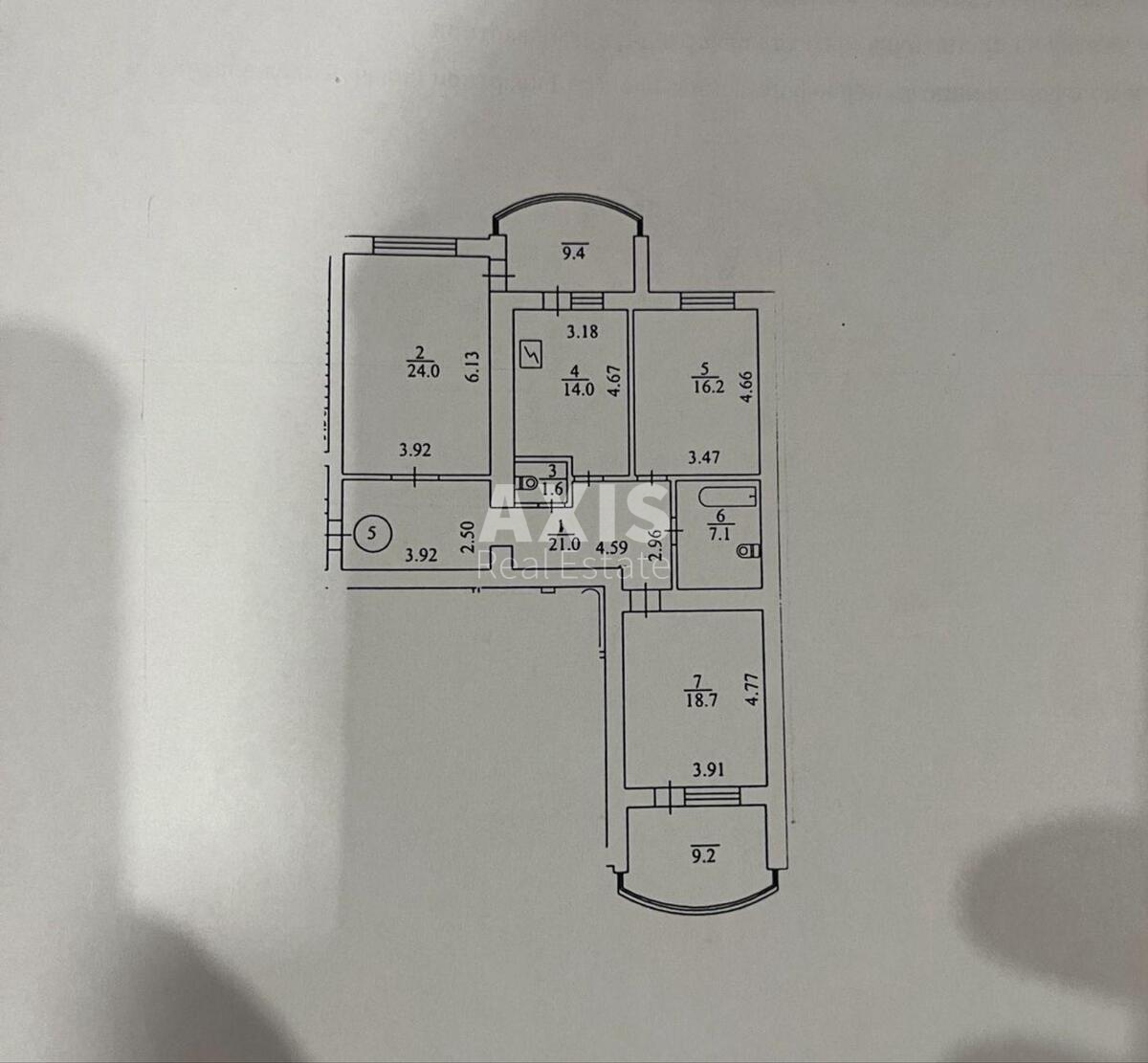 3k apartment vul. Levka Lukyanenka 21, корп. 66057514