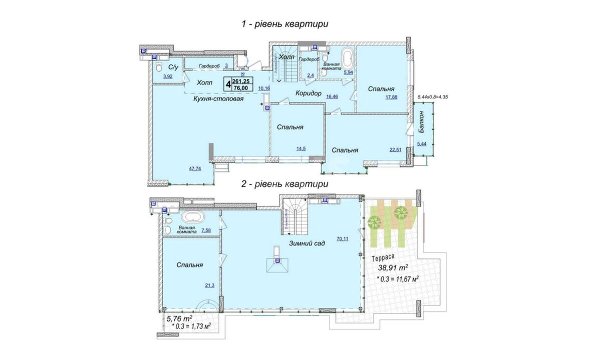 4k apartment vul. Dragomyrova Myhajla 15Б566353