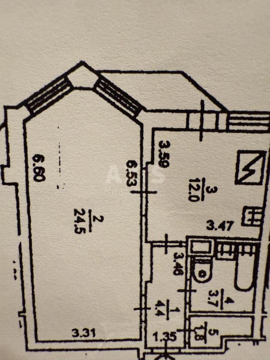 1k apartment vul. Pan'kivs'ka 27/785782911