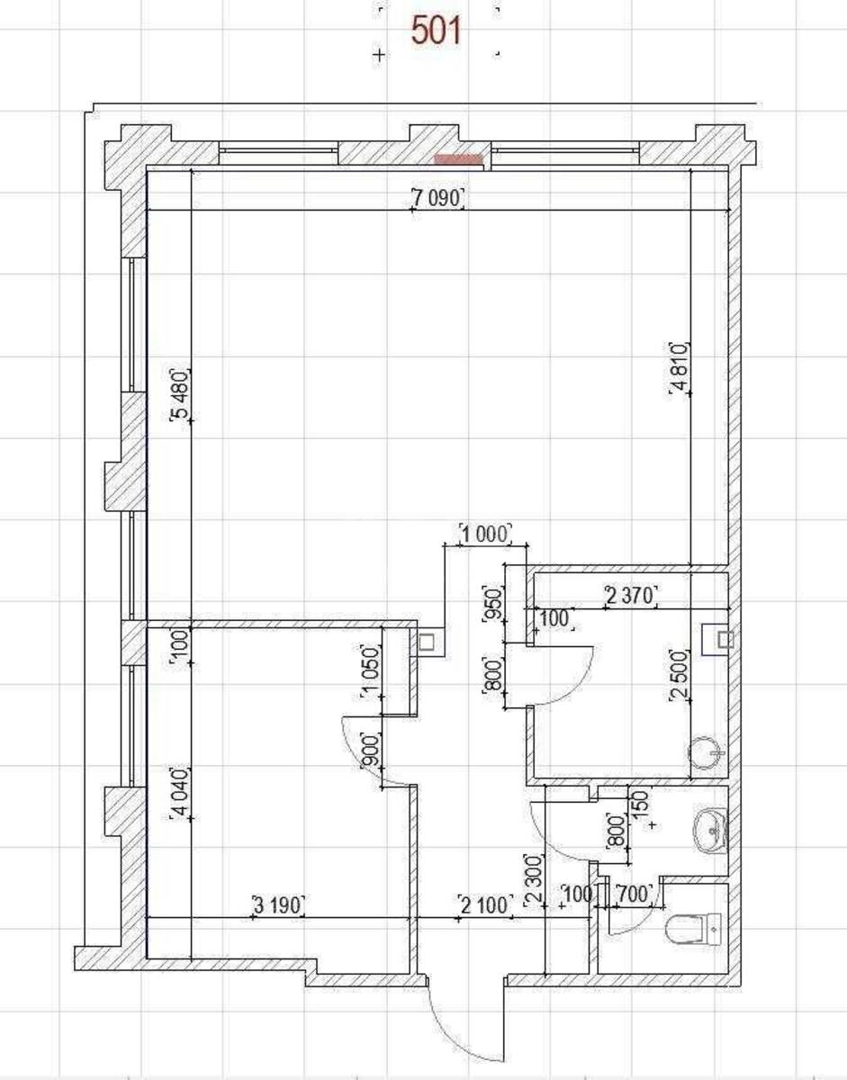 Office vul. Glybochyc'ka 17, 68m2635571