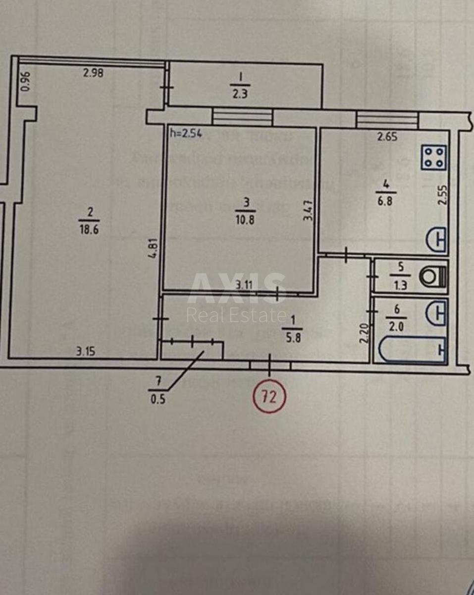 2k apartment vul. Zodchyh 664