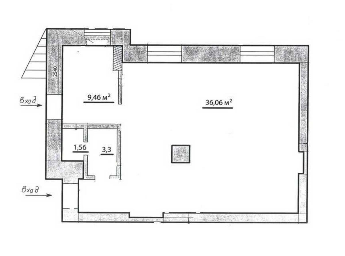 Office vul. Kruglouniversytets'ka 7, 52m2566965