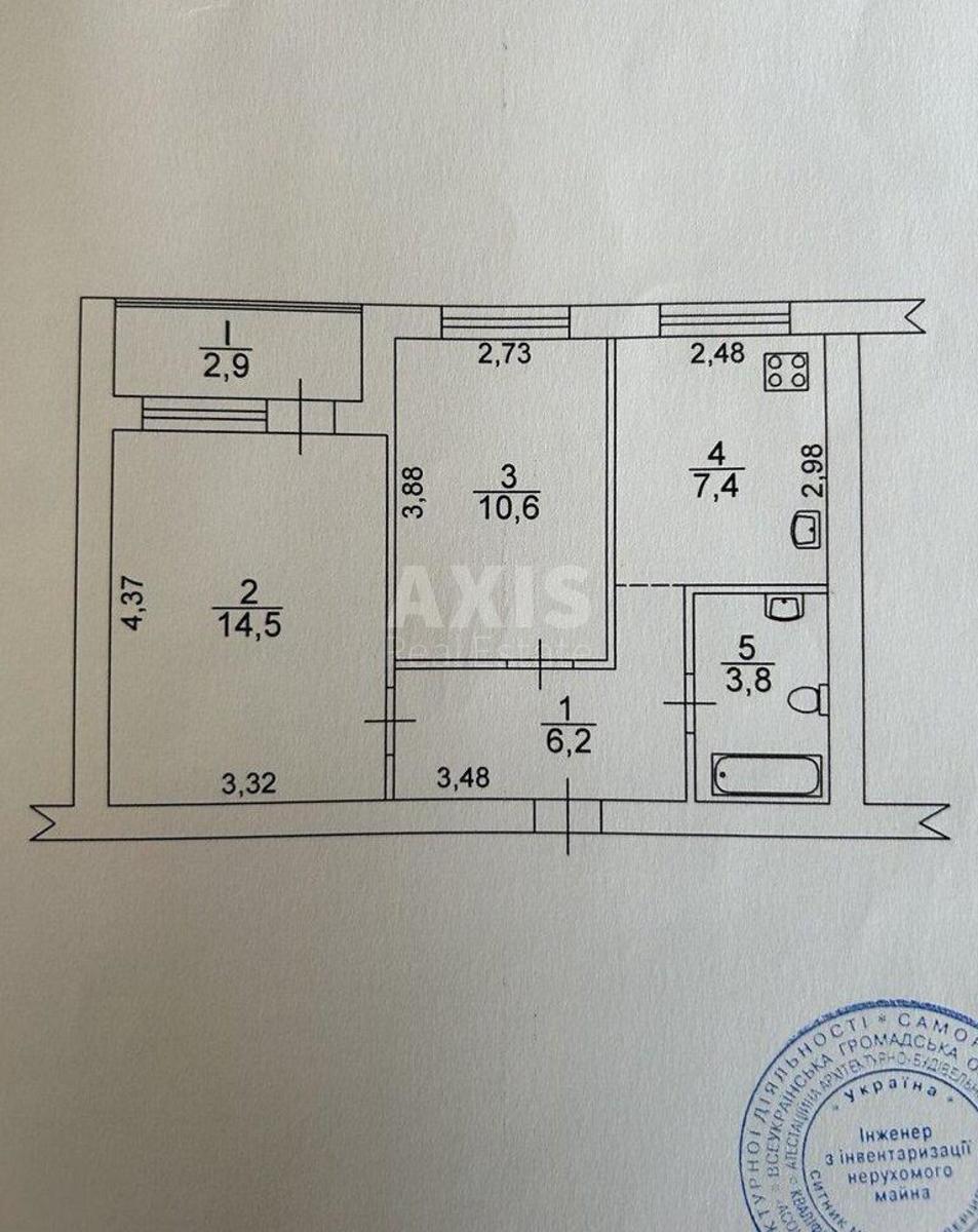 2k apartment vul. Teligy Oleny 4313