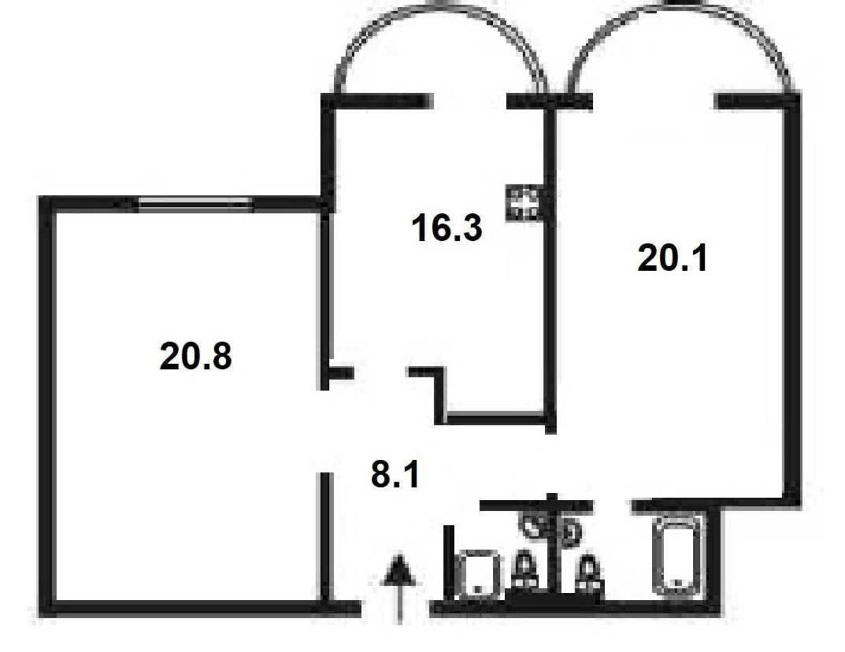 2k apartment prov. Feodosijs'kyj 145846614