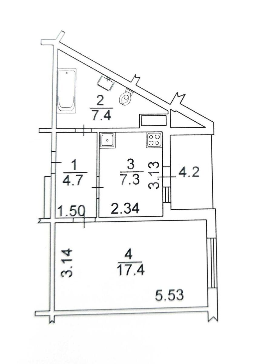 1k apartment vul. Chavdar Jelyzavety 215539414