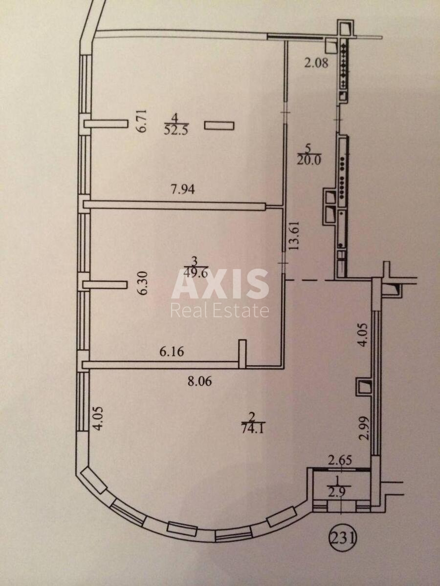 Office vul. Jevgena Konoval'cja 36В, 200m210