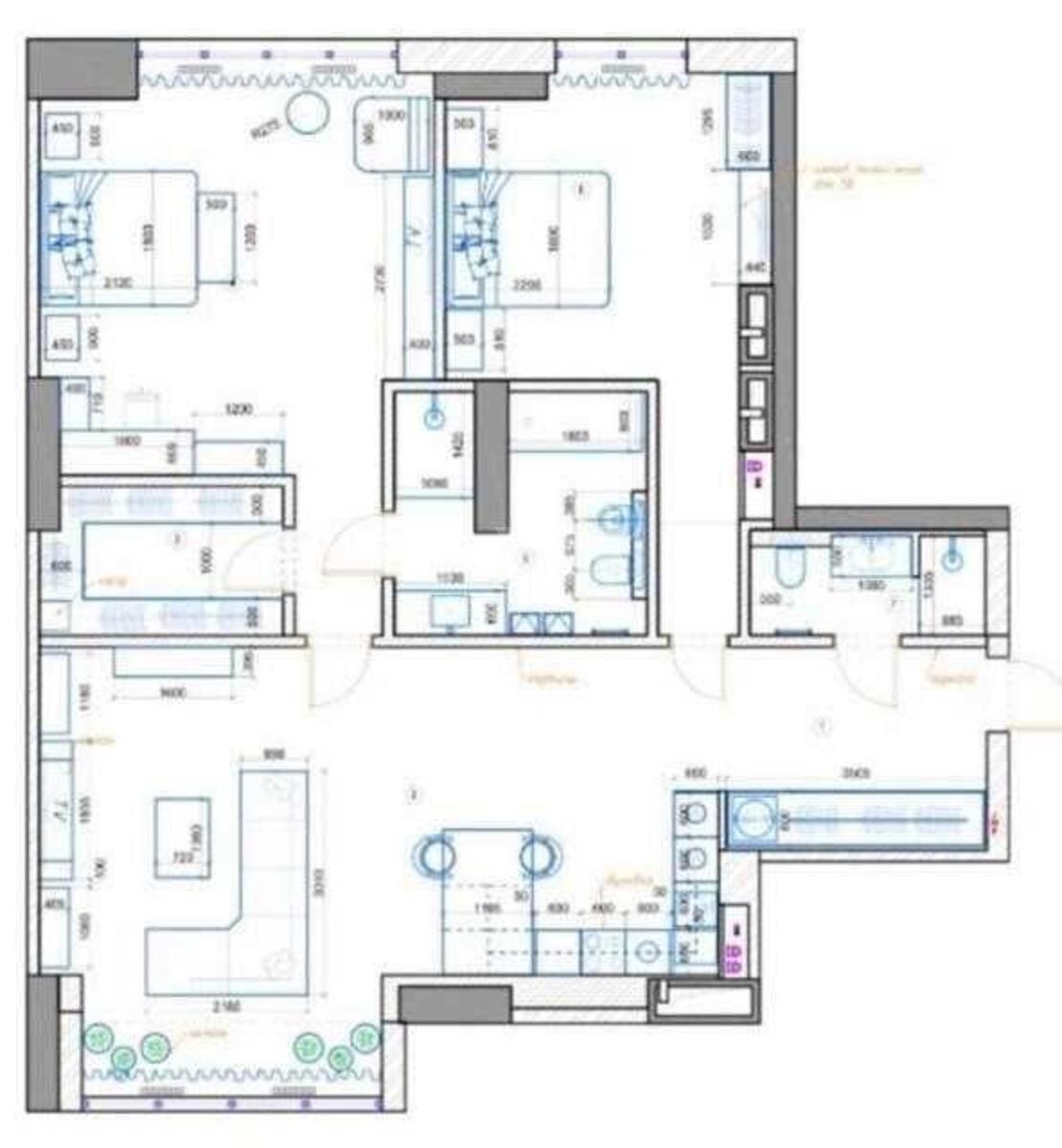 2к квартира ул. Деловая 2Б5958810