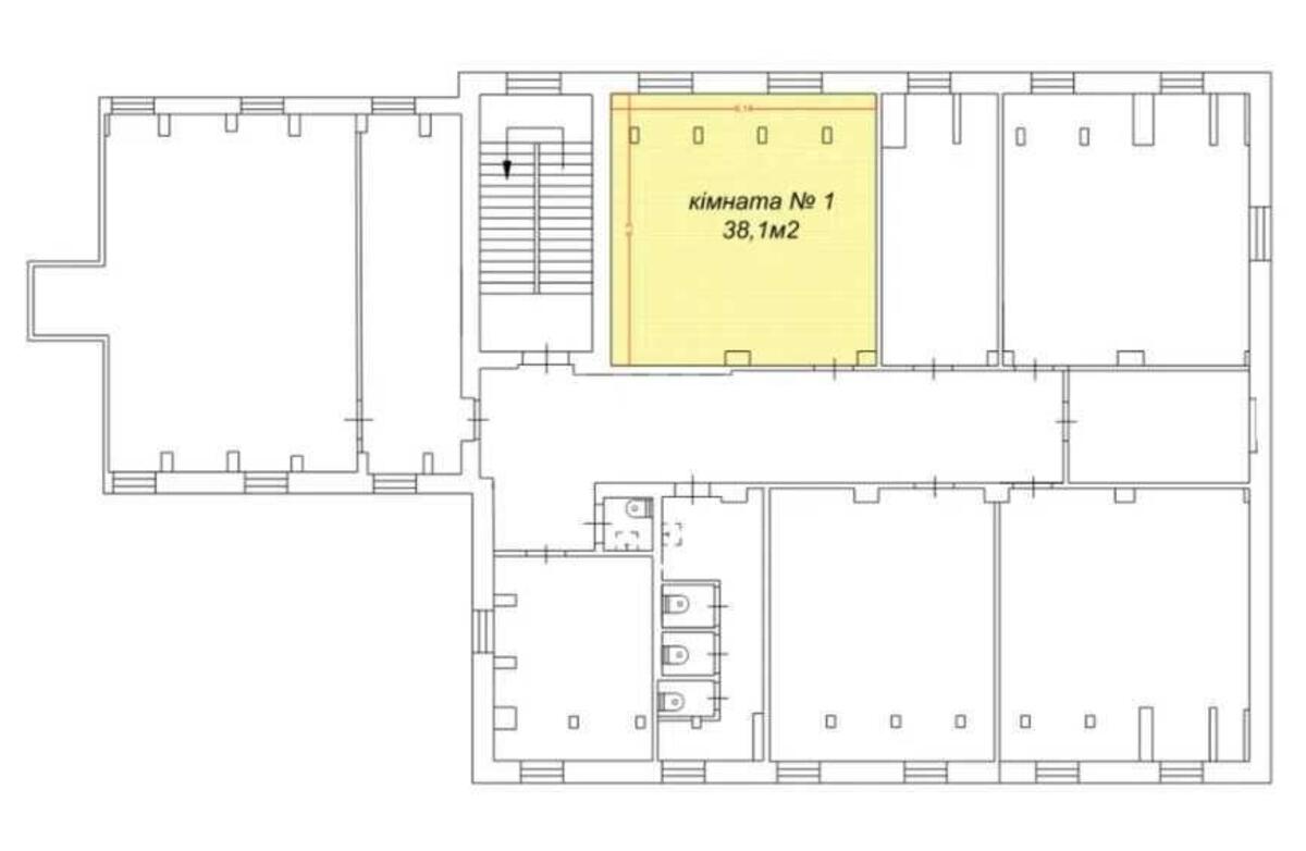 Trade object vul. Mezhygirs'ka 87А, 38m2620677