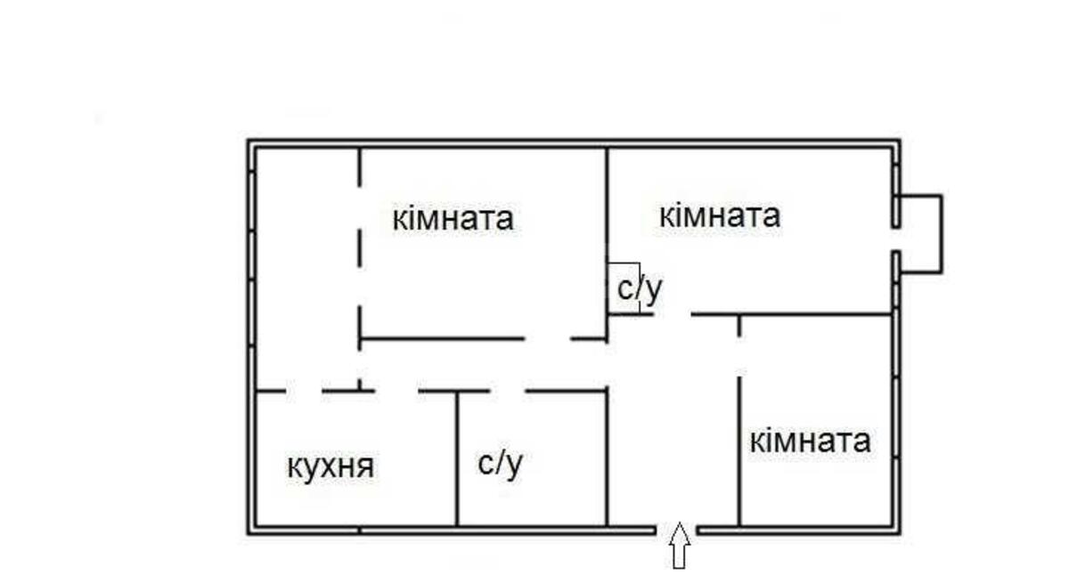 3к квартира ул. Павловская 10634896