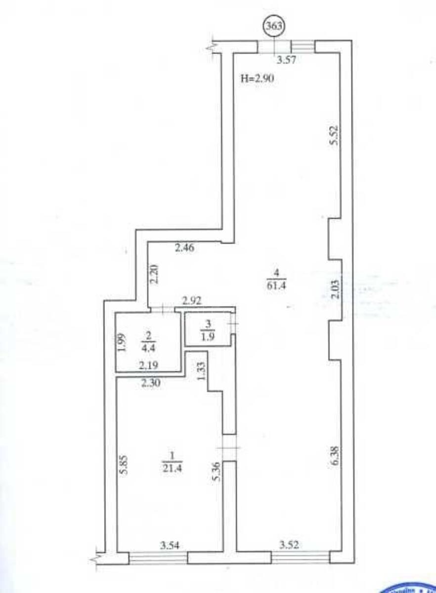 Trade object vul. Olevs'ka 5, 89m2590218