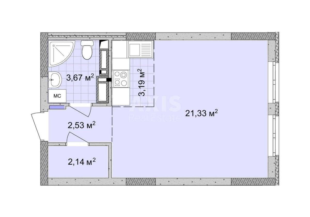 1к квартира ул. Елены Пчилки 35665511