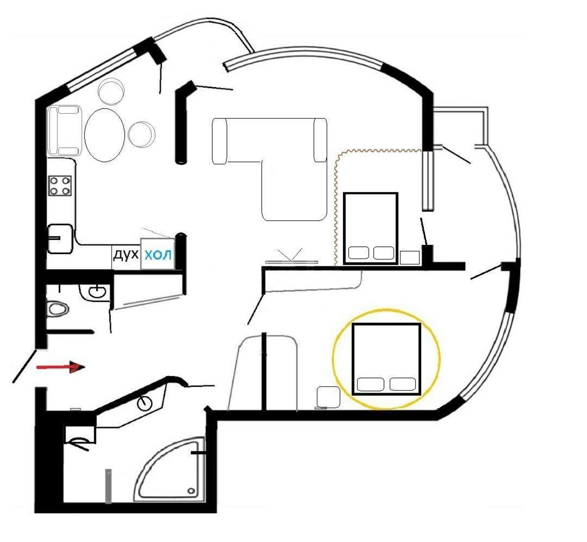 2k apartment vul. Mehanizatoriv 210