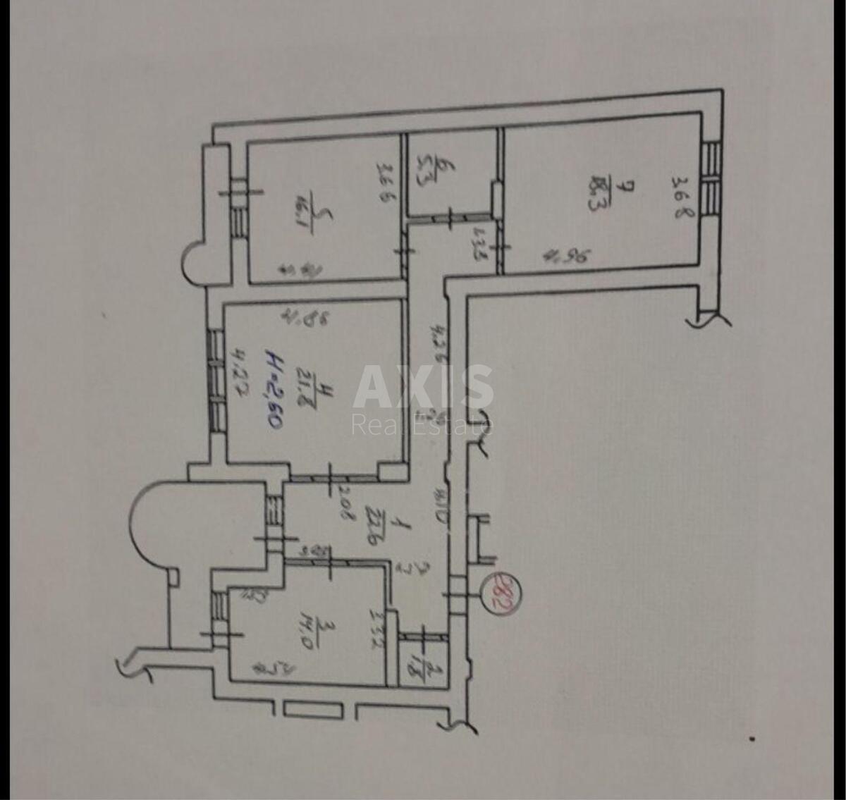 3k apartment vul. Kotel'nykova Myhajla 1010
