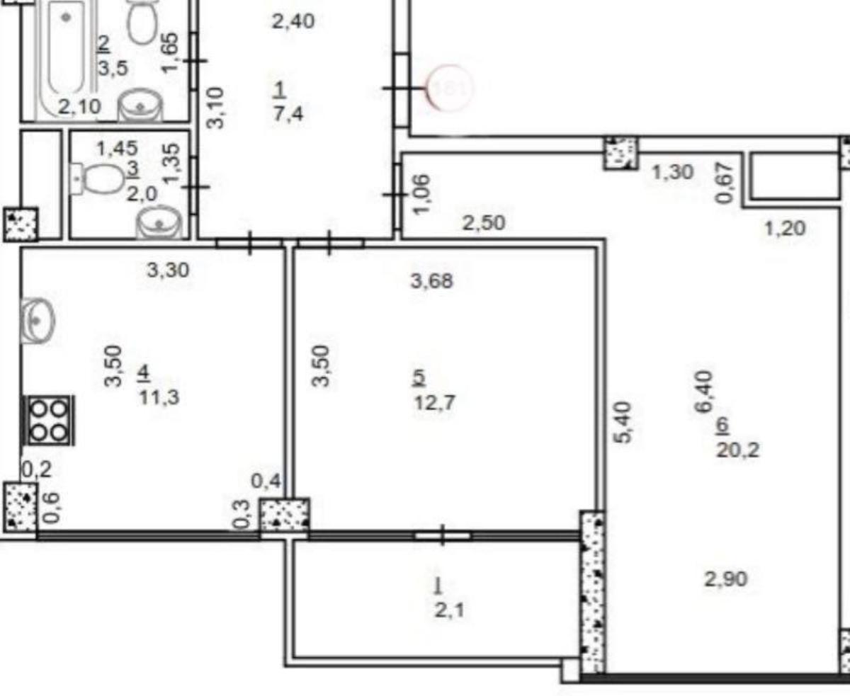 2k apartment vul. Nagirna 18/167