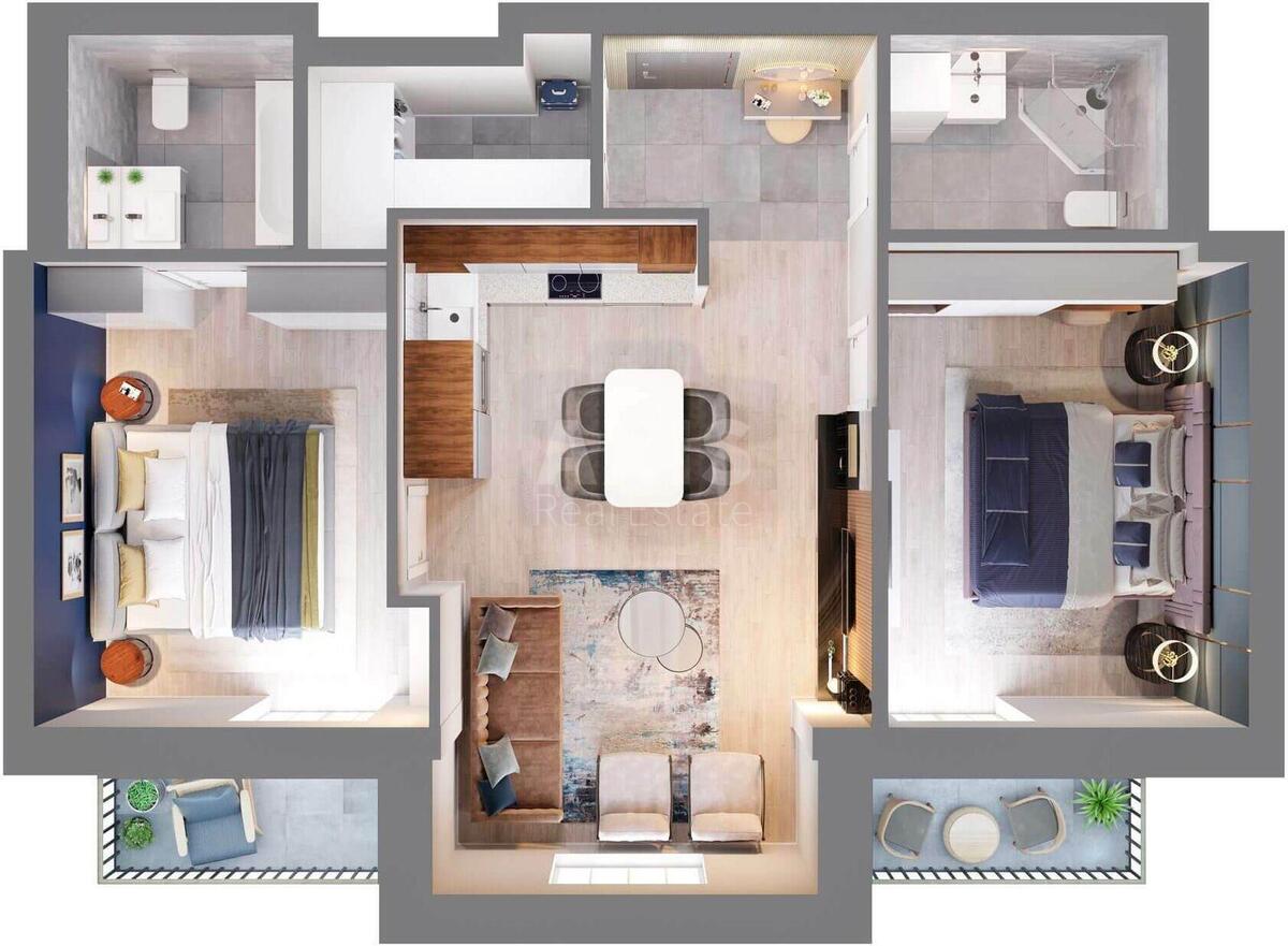 3k apartment vul. Pyrogovs'kogo Oleksandra 19/85