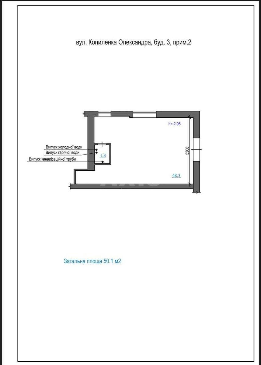 Trade object vul. Kopylenka Oleksandra 3, 50m2597335