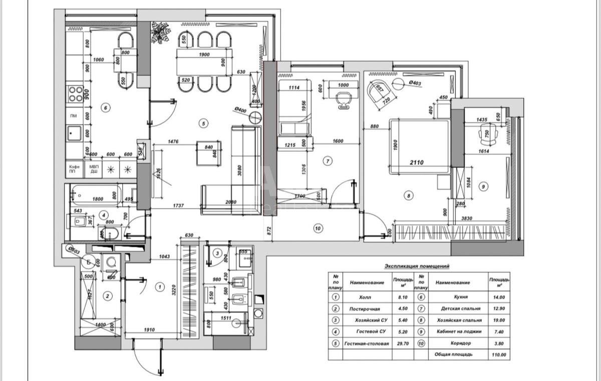 3k apartment pr-t Lobanovs'kogo 412