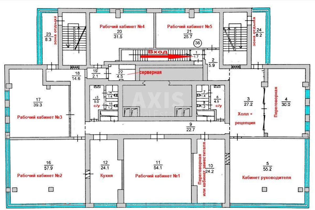 Office vul. Saksagans'kogo 119, 452m2596987