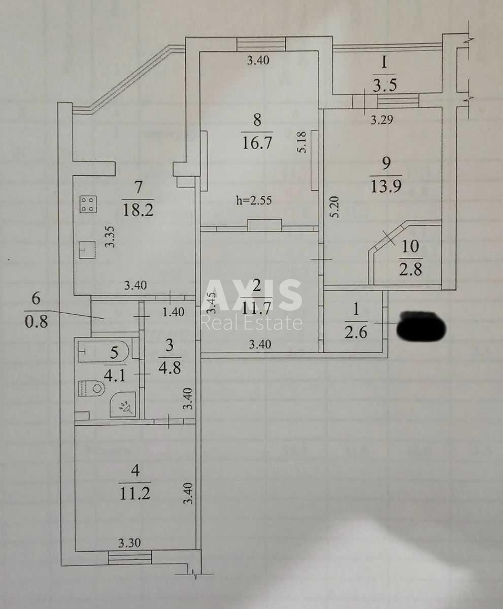 3k apartment vul. Puljuja Ivana 25613317