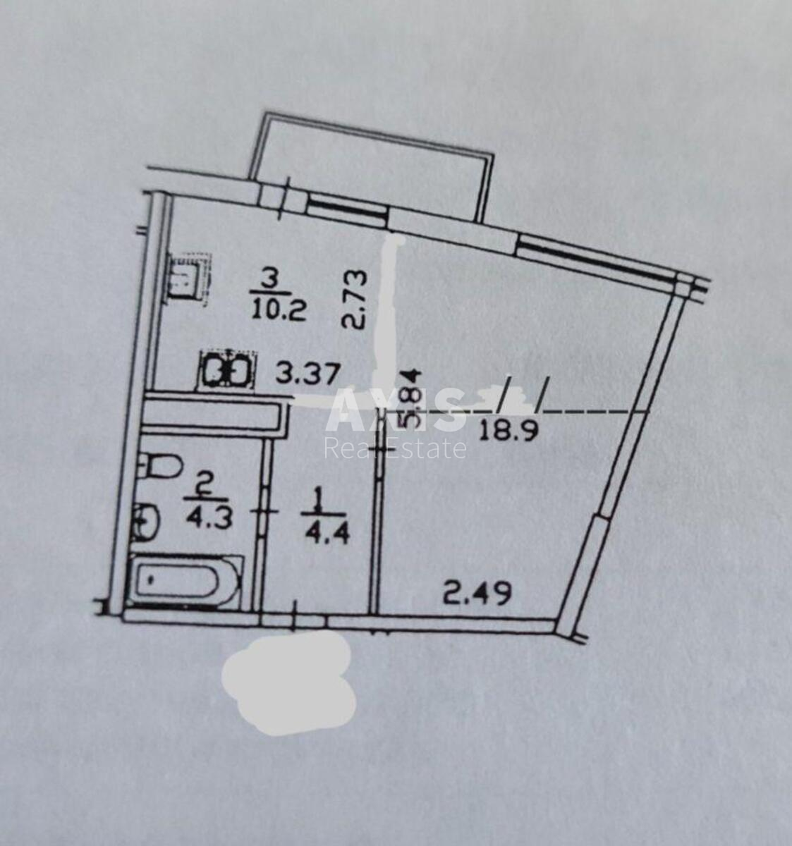 2k apartment pr-t Geroi'v Stalingrada 2Д5413410