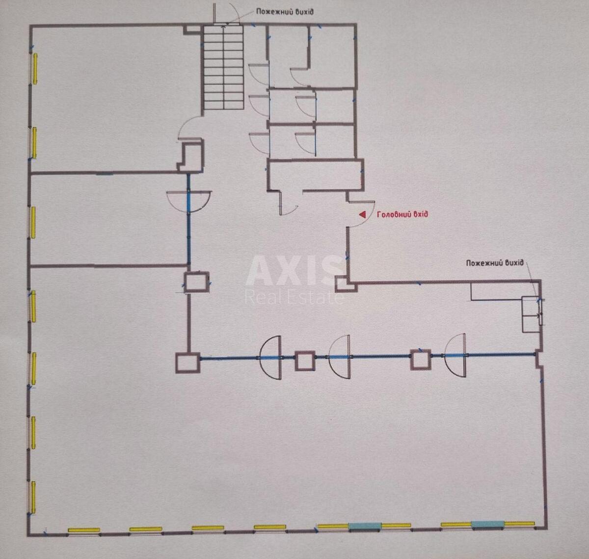 Office vul. Brajchevs'kogo Myhajla 22, 280m25